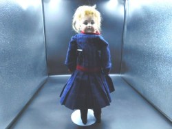antique doll crack head view